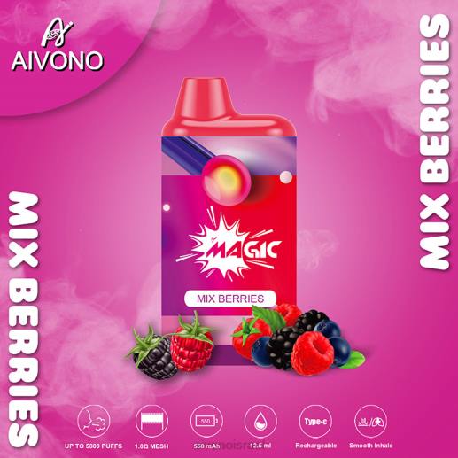 מערבבים פירות יער Aivono AIM MAGIC סיגרית קופסת פה 5800 6D22100 | Aivono יִשְׂרָאֵל